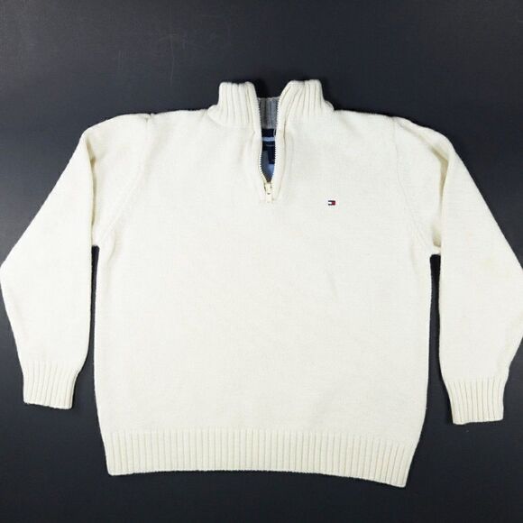 Tommy Hilfiger Ivory Toddler Sweater - Size 5 - Picture 1 of 6